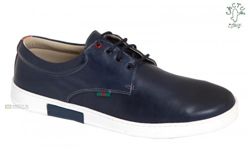 CACTUS. ALL-LEATHER CASUAL SHOE AND REMOVABLE TEMPLATE.